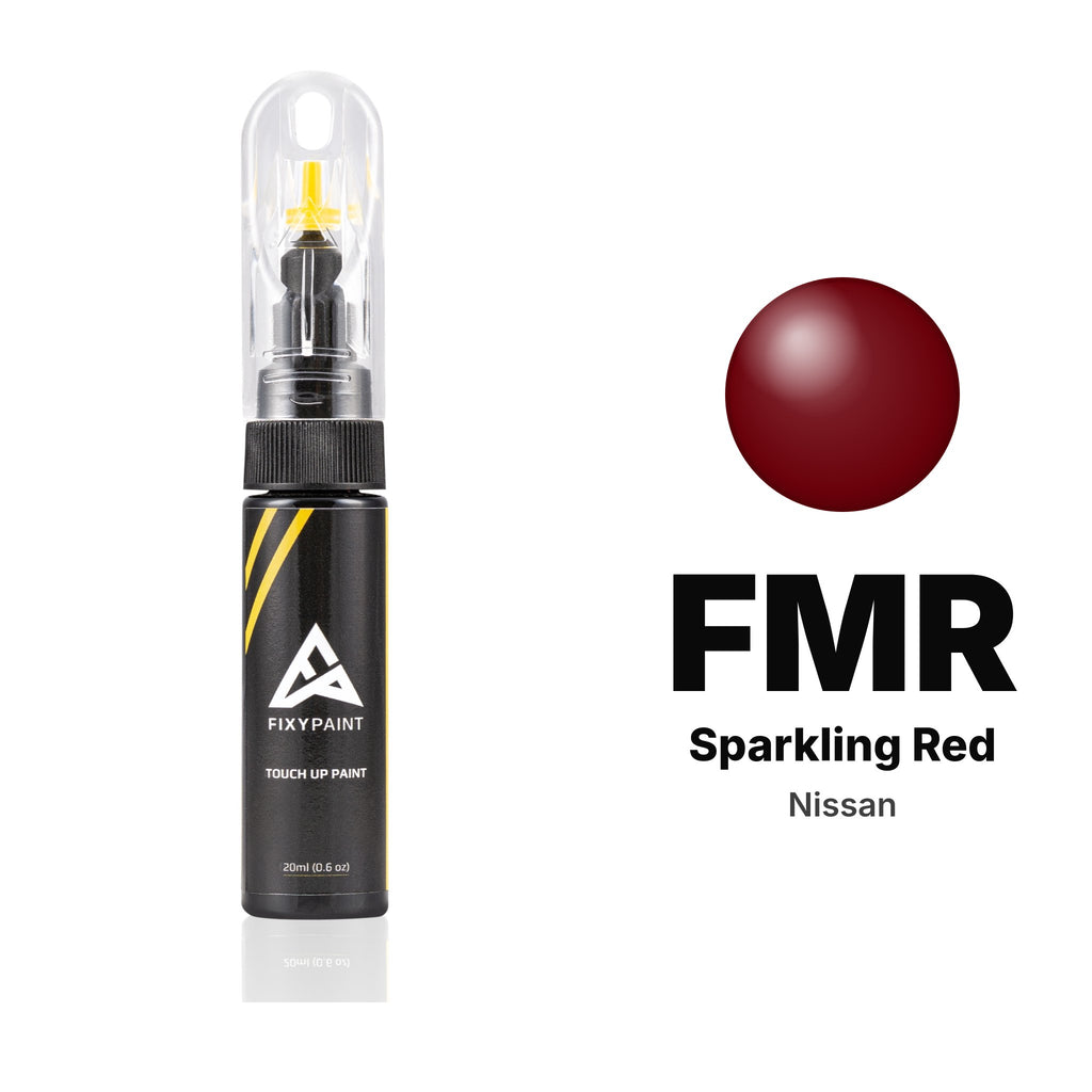 Lackstift für Nissan – FMR Sparkling Red (alle Modelle, 2015–2018), Set Basis
