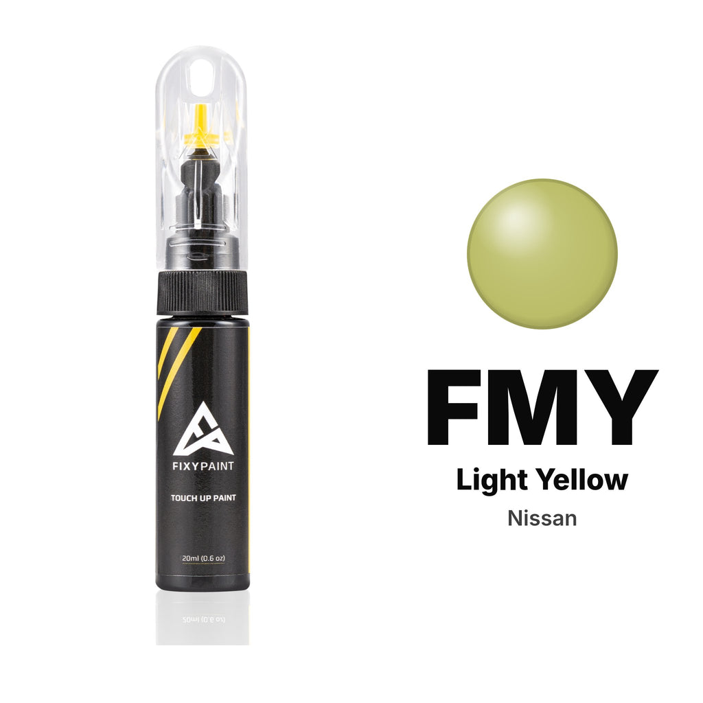 Peinture de retouche pour Nissan – FMY Light Yellow (tous modèles, 2016–2018), kit Basique