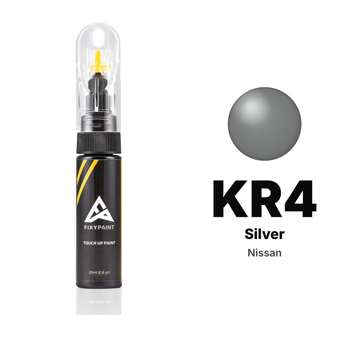 Nissan KR4 Silver touch-up paint, Basic kit