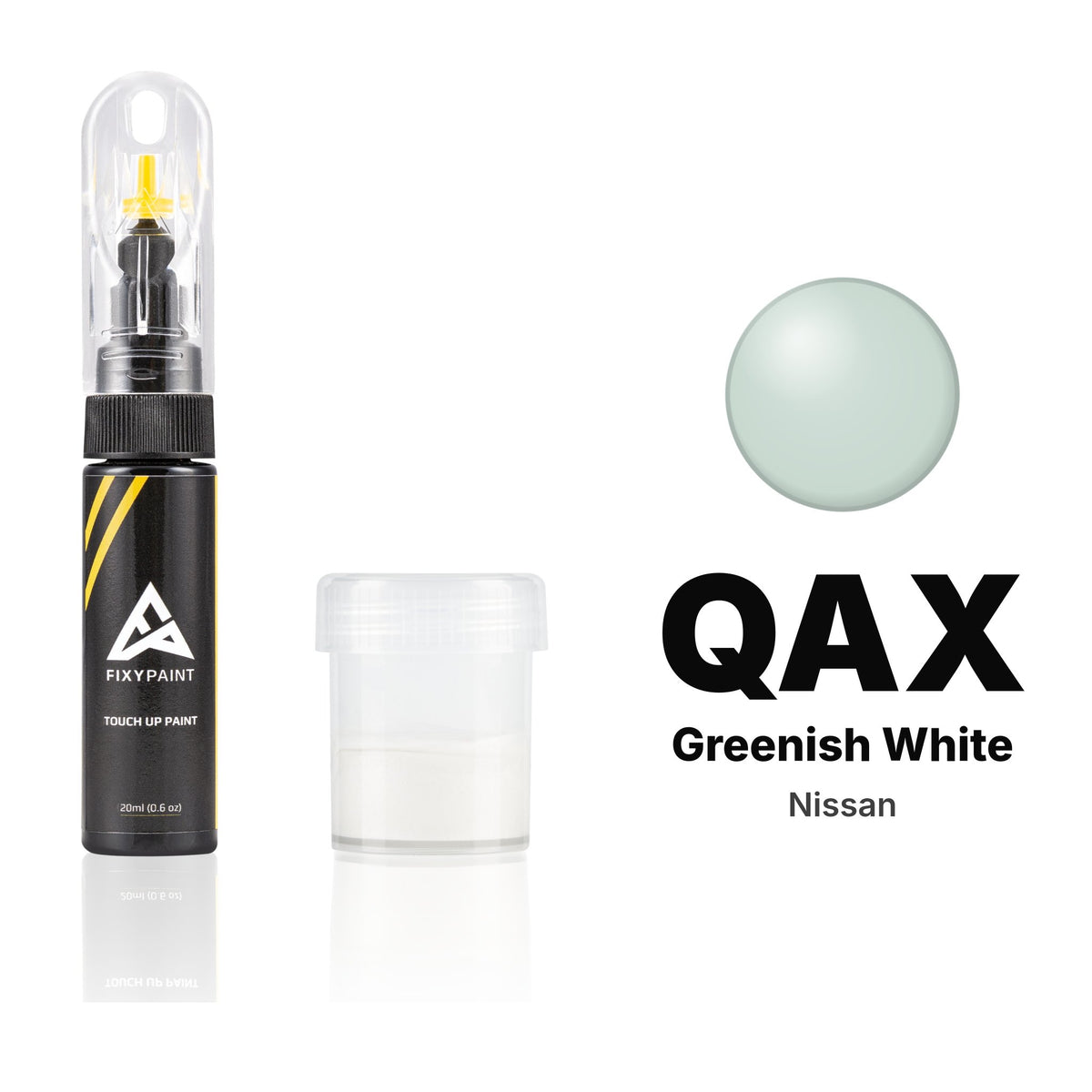 Touch-up paint for Nissan QAX Greenish White, Standard kit