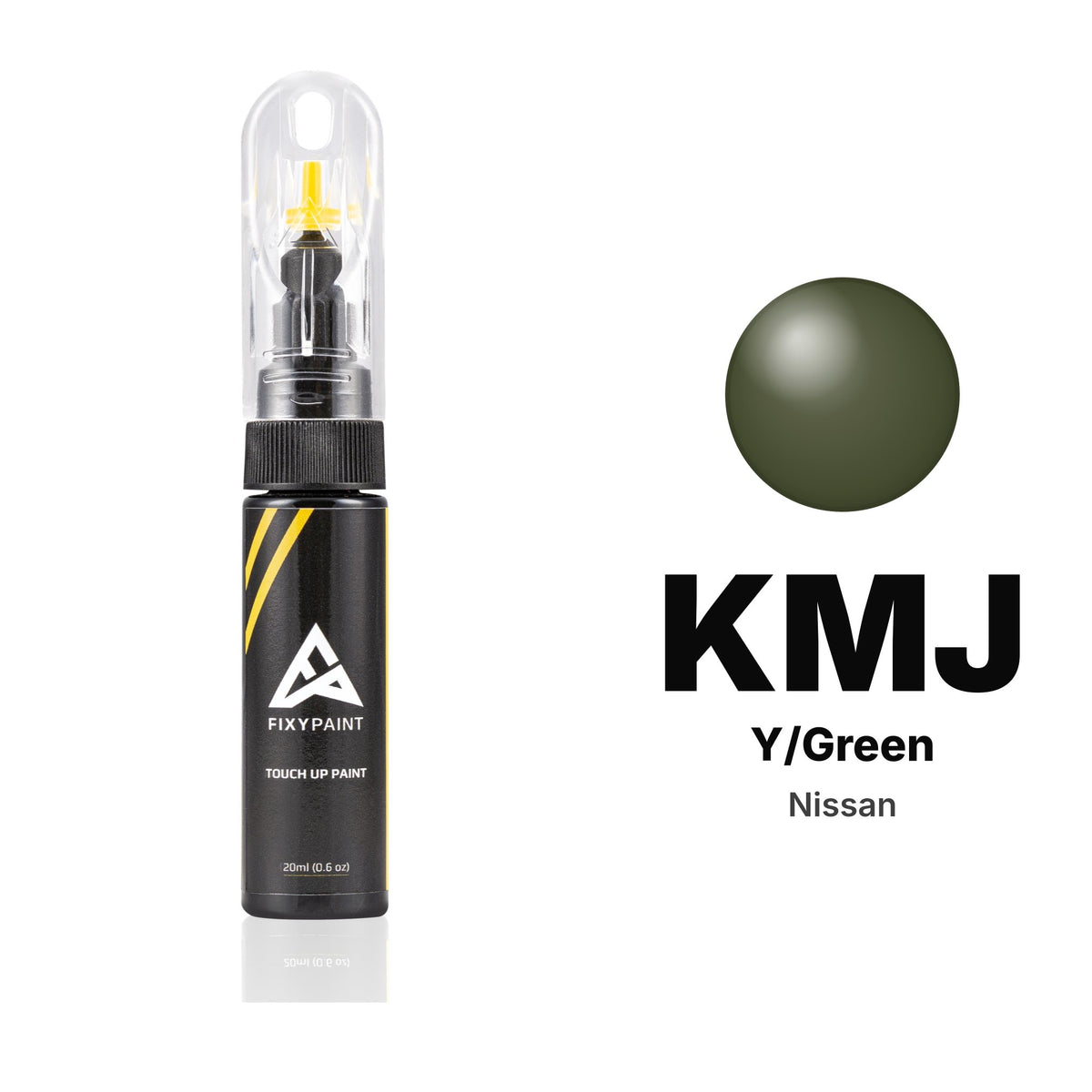 Touch-up paint for Nissan KMJ Y/Green, Basic kit