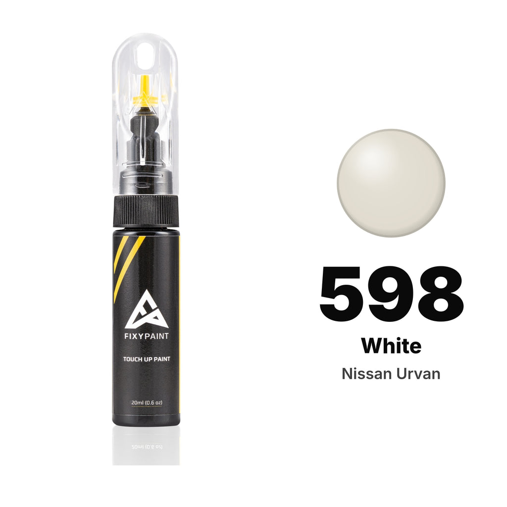 Touch-up paint for Nissan Urvan 598 White, Basic kit