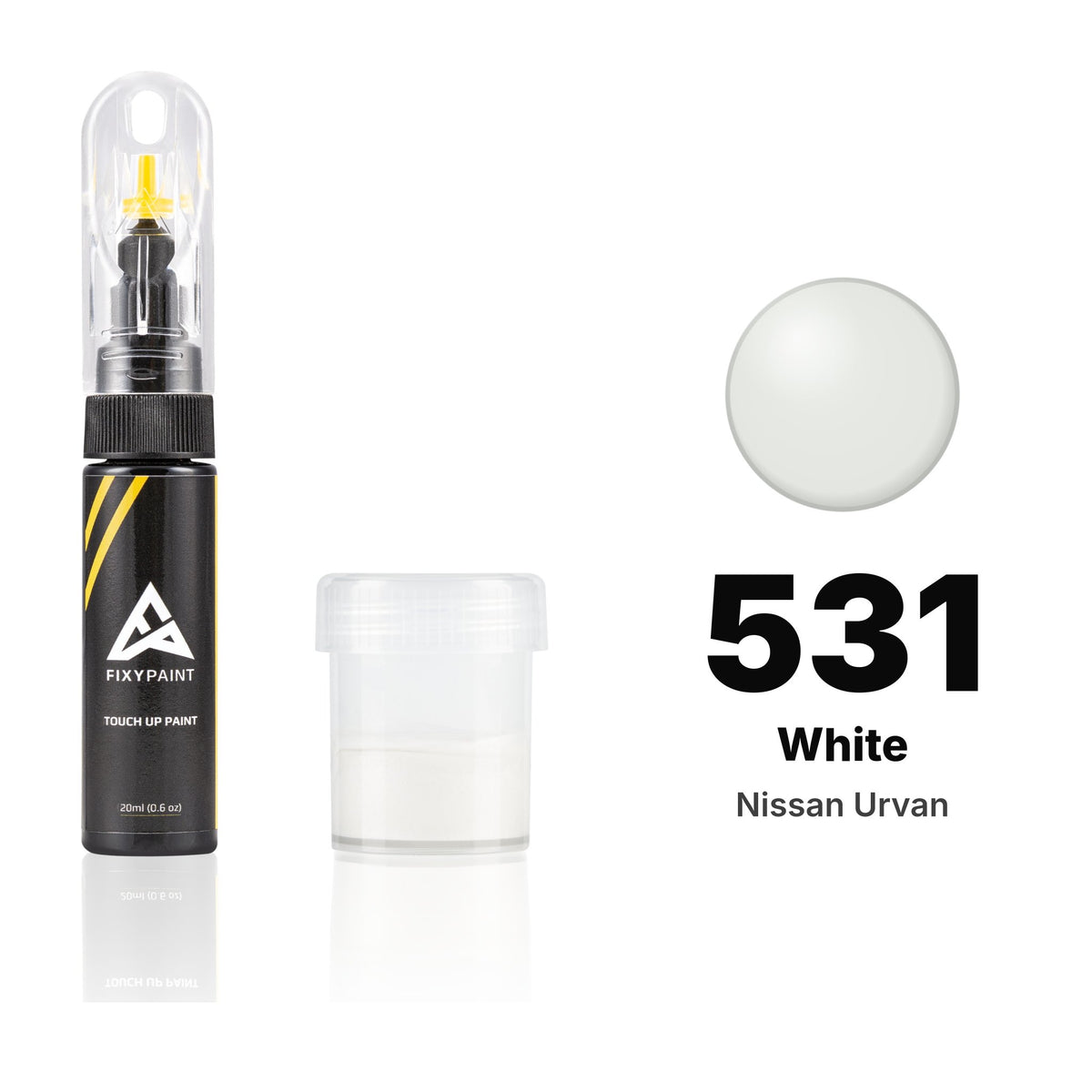 Touch-up paint for Nissan Urvan 531 White, Standard kit