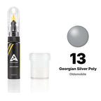 Touch-up paint for Oldsmobile 13 Georgian Silver Poly, Standard kit