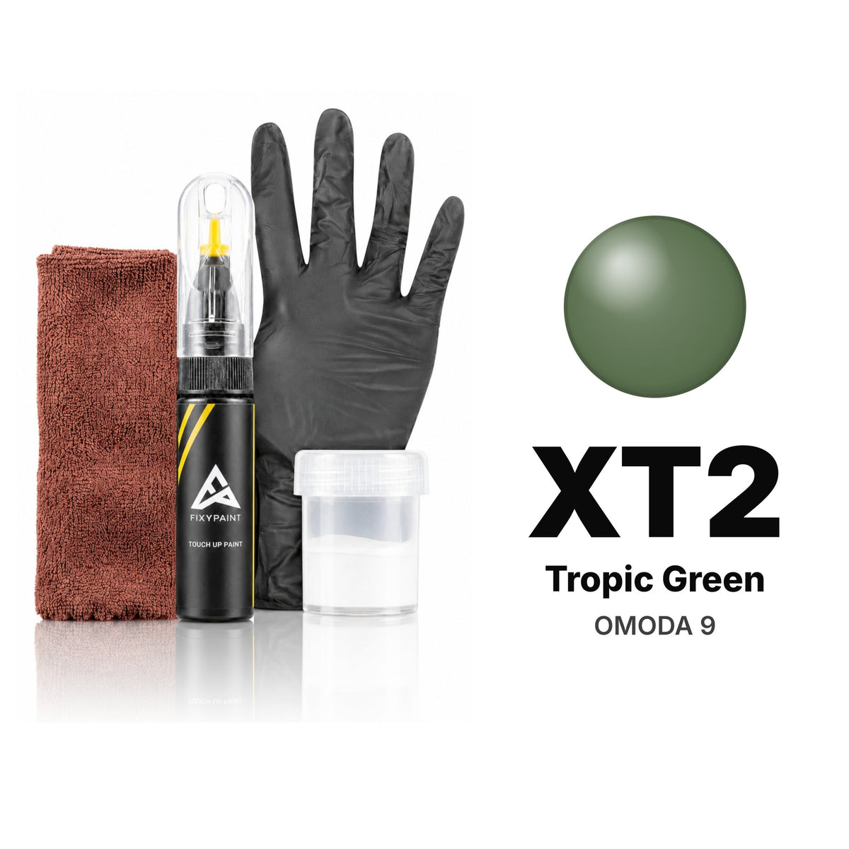 Touch-up paint for OMODA 9 XT2 Tropic Green, Complete kit