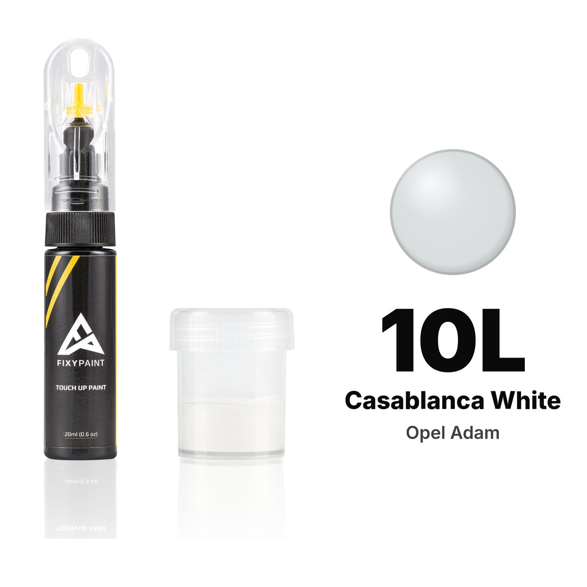 Touch-up paint for Opel Adam 10L Casablanca White, Standard kit