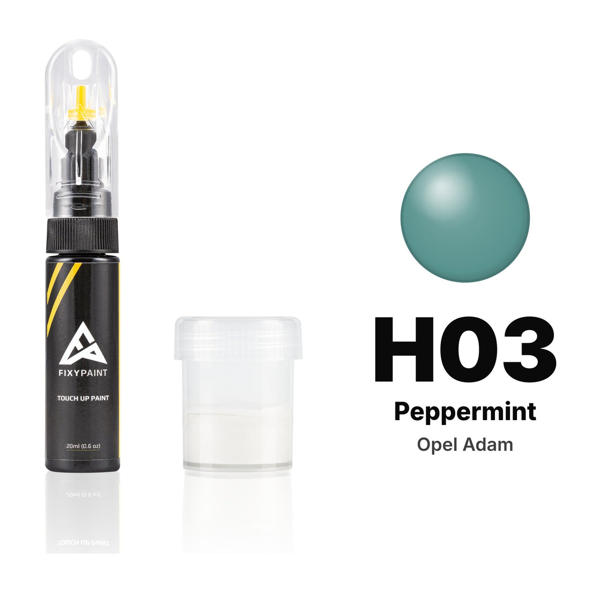 Lackstift für Opel Adam – H03 Peppermint (2015), Set Standard