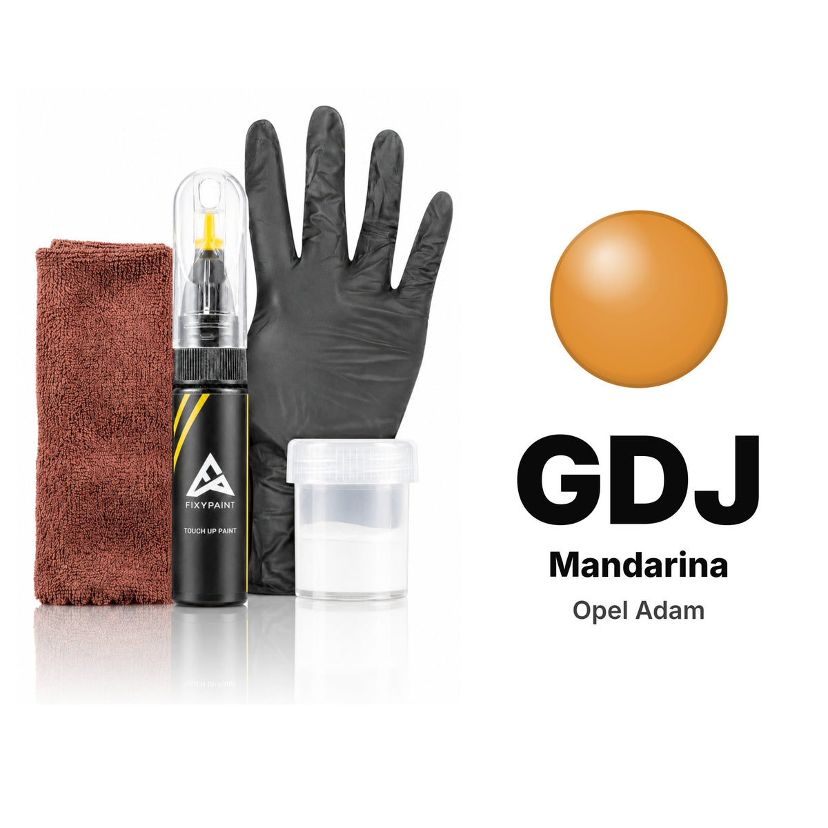 Touch-up paint for Opel Adam GDJ Mandarina, Complete kit
