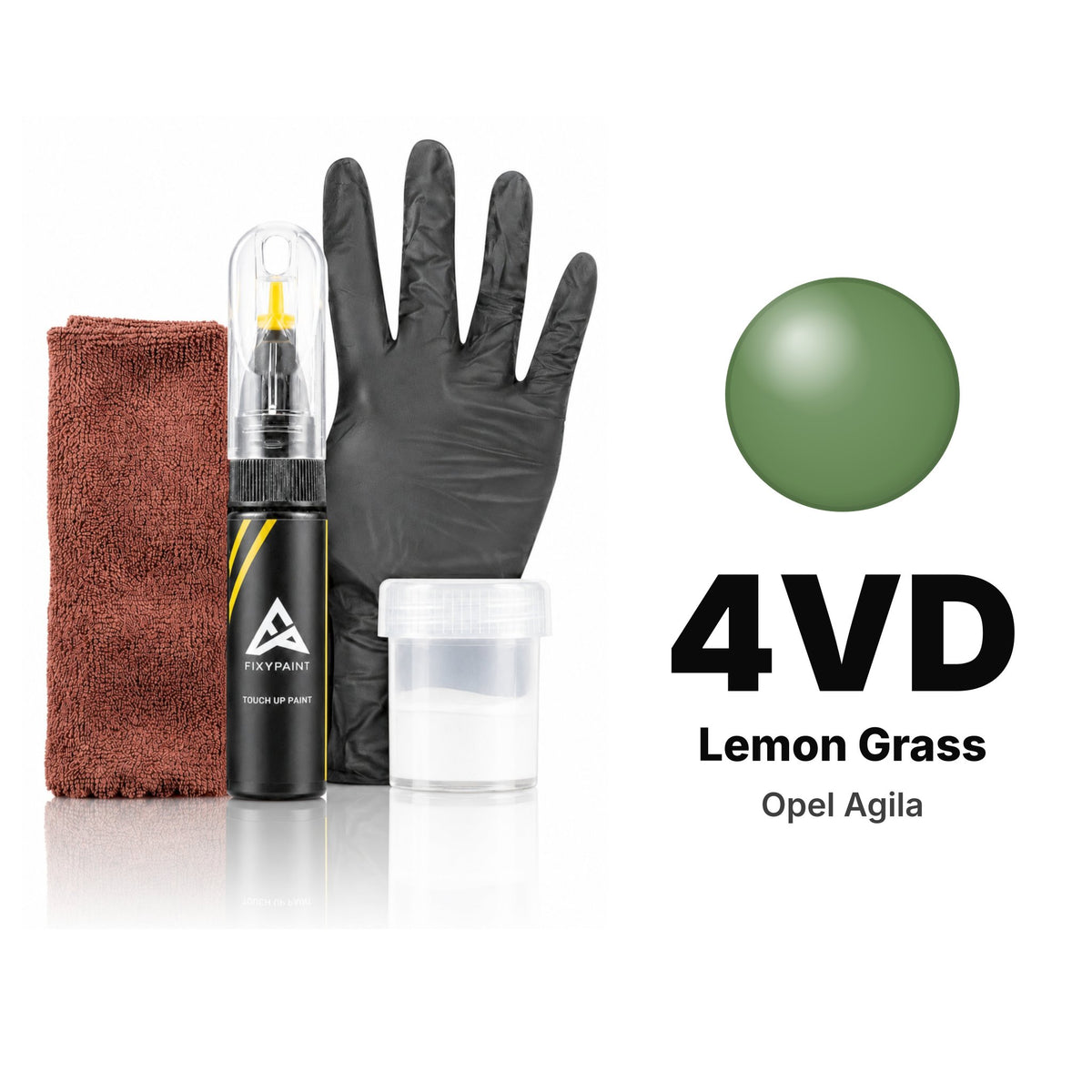 Touch-up paint for Opel Agila 4VD Lemon Grass, Complete kit