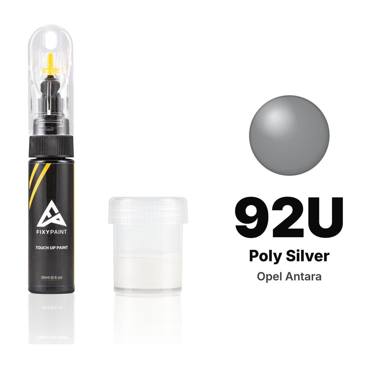 Lackstift für Opel Antara – 92U Poly Silver (2007–2009), Set Standard