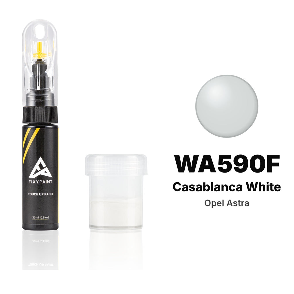 Touch-up paint for Opel Astra WA590F Casablanca White, Standard kit