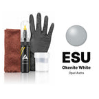 Touch-up paint for Opel Astra ESU Okenite White, Complete kit