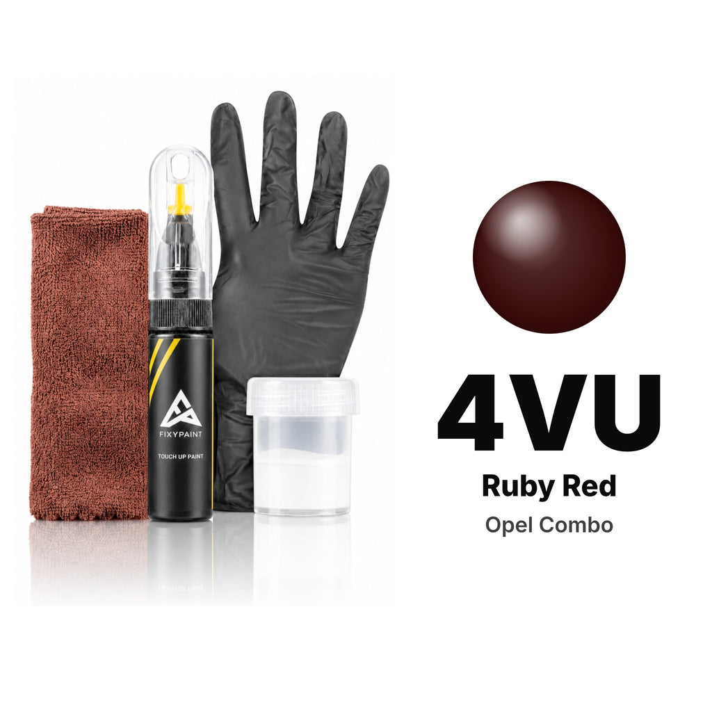 Touch-up paint for Opel Combo 4VU Ruby Red, Complete kit