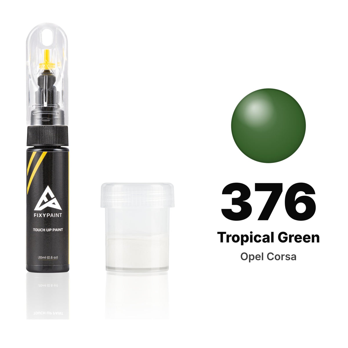 Touch-up paint for Opel Corsa 376 Tropical Green, Standard kit