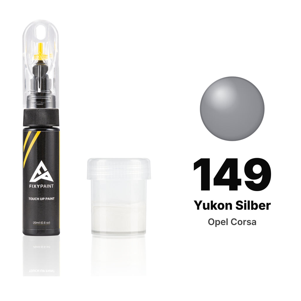 Touch-up paint for Opel Corsa 149 Yukon Silber, Standard kit