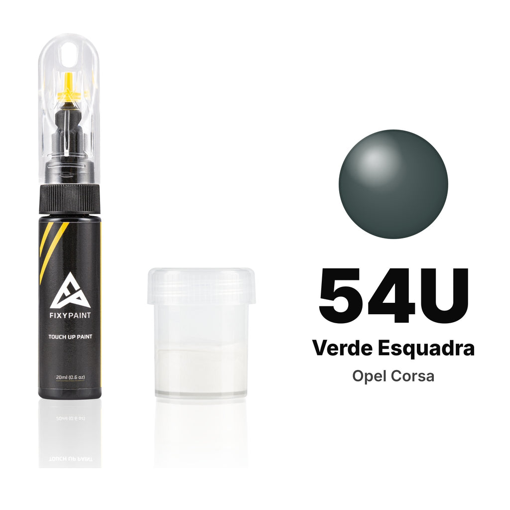 Touch-up paint for Opel Corsa 54U Verde Esquadra, Standard kit