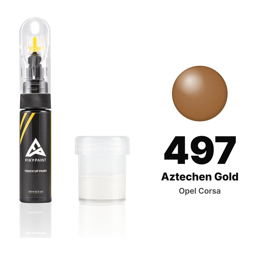 Touch-up paint for Opel Corsa 497 Aztechen Gold, Standard kit