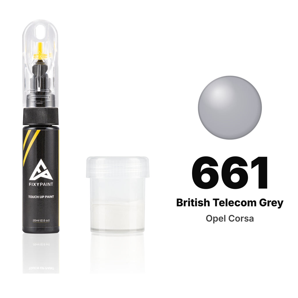 Touch-up paint for Opel Corsa 661 British Telecom Grey, Standard kit