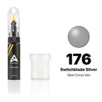 Touch-up paint for Opel Corsa Van 176 Switchblade Silver, Standard kit