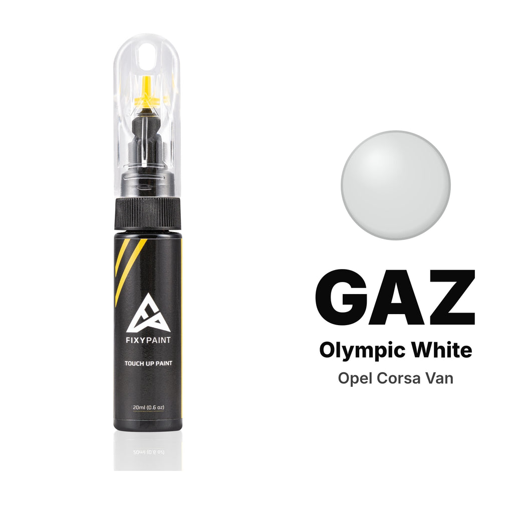 Touch-up paint for Opel Corsa Van GAZ Olympic White, Basic kit