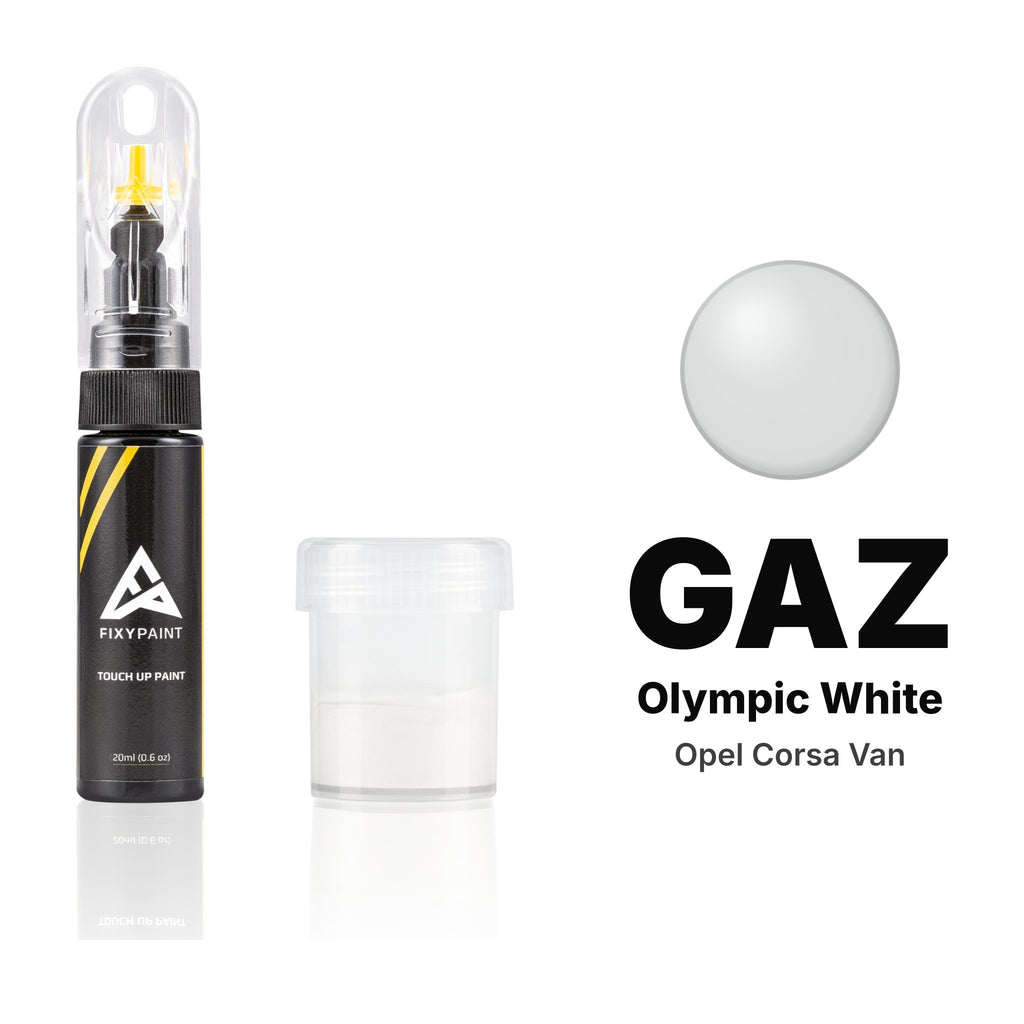 Touch-up paint for Opel Corsa Van GAZ Olympic White, Standard kit