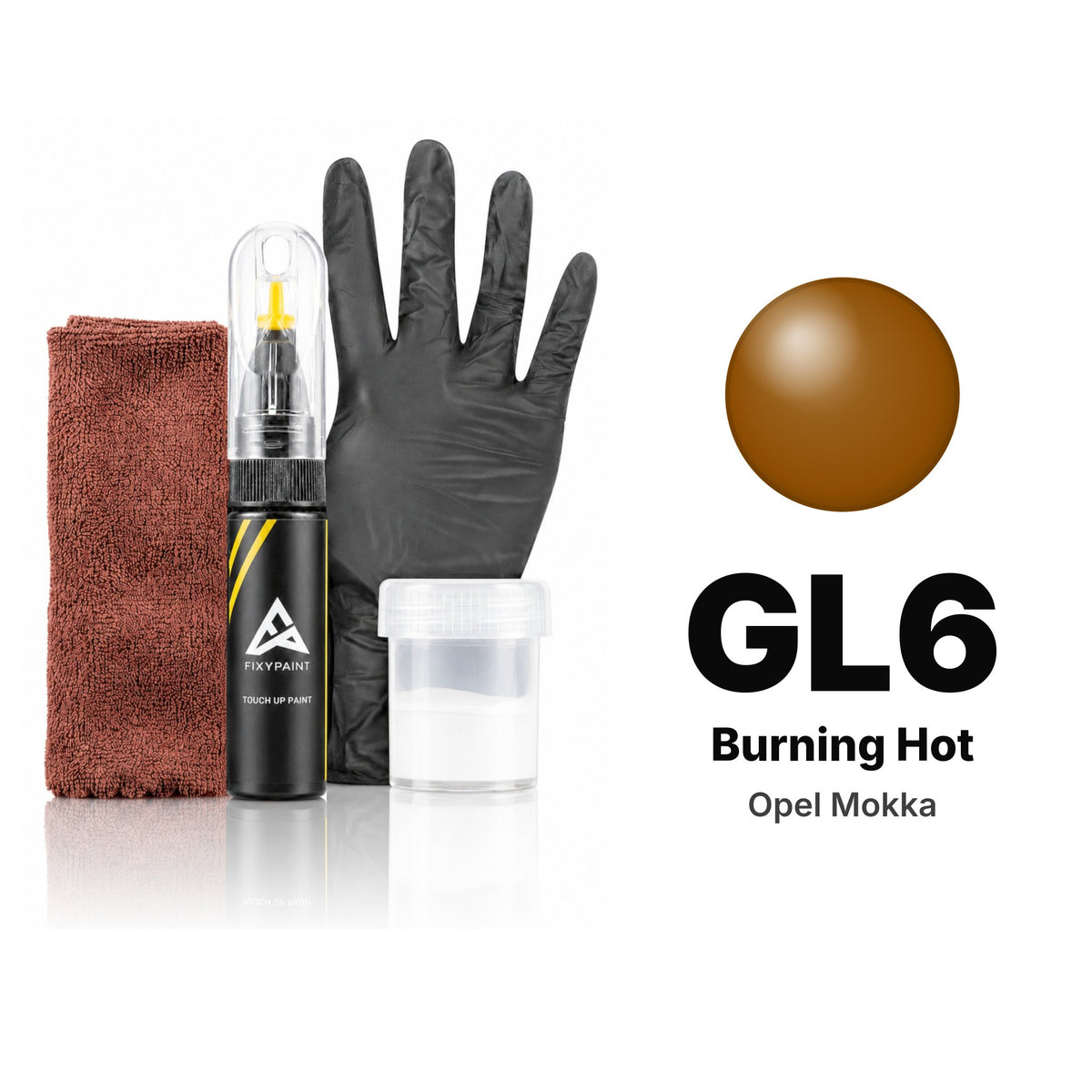 Touch-up paint for Opel Mokka GL6 Burning Hot, Complete kit