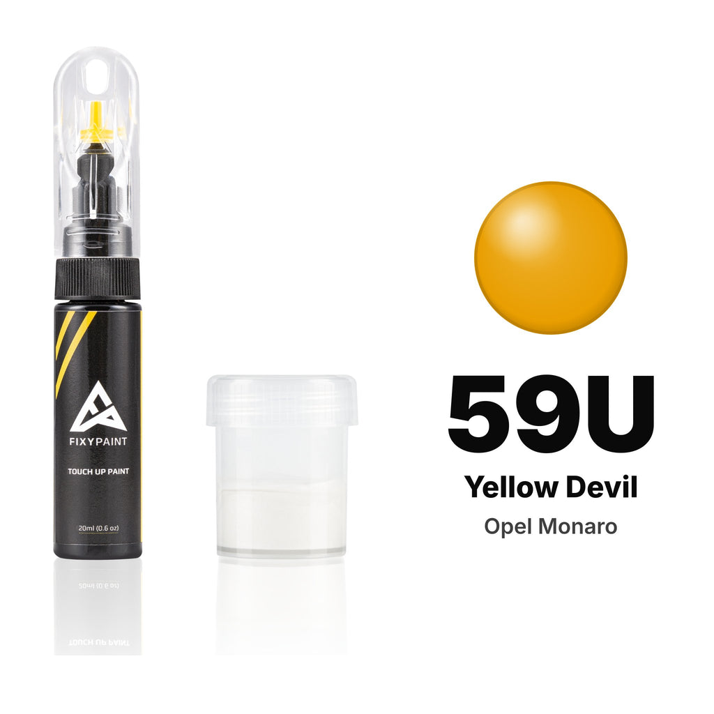 Touch-up paint for Opel Monaro 59U Yellow Devil, Standard kit