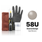 Touch-up paint for Opel Movano 58U Duenenbeige, Complete kit