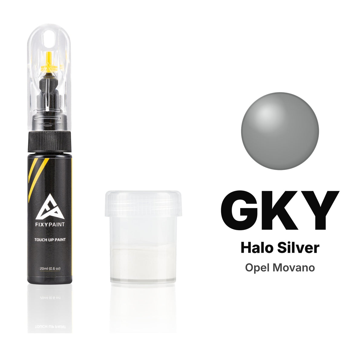 Touch-up paint for Opel Movano GKY Halo Silver, Standard kit