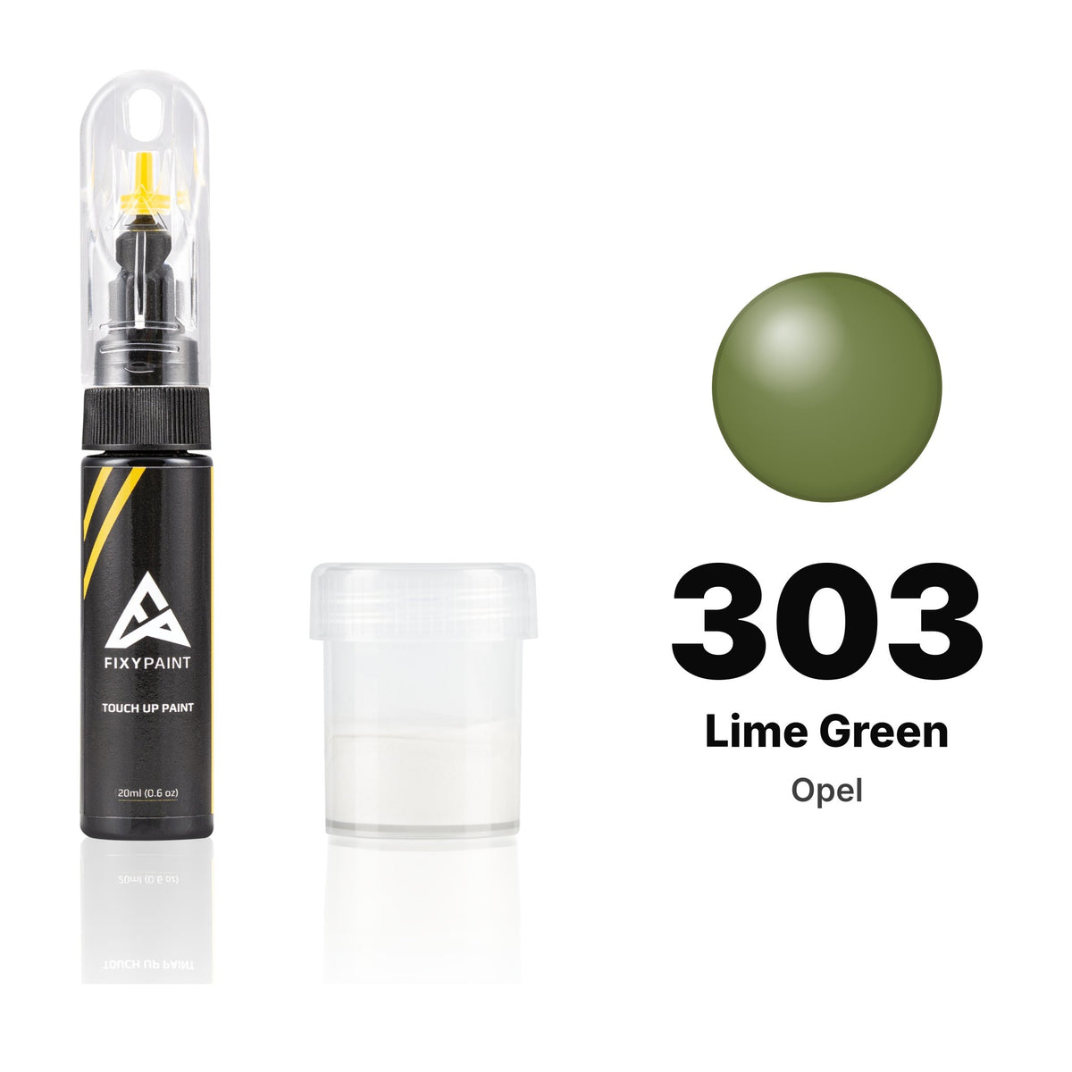Touch-up paint for Opel 303 Lime Green, Standard kit