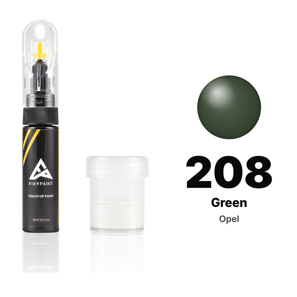 Touch-up paint for Opel 208 Green, Standard kit