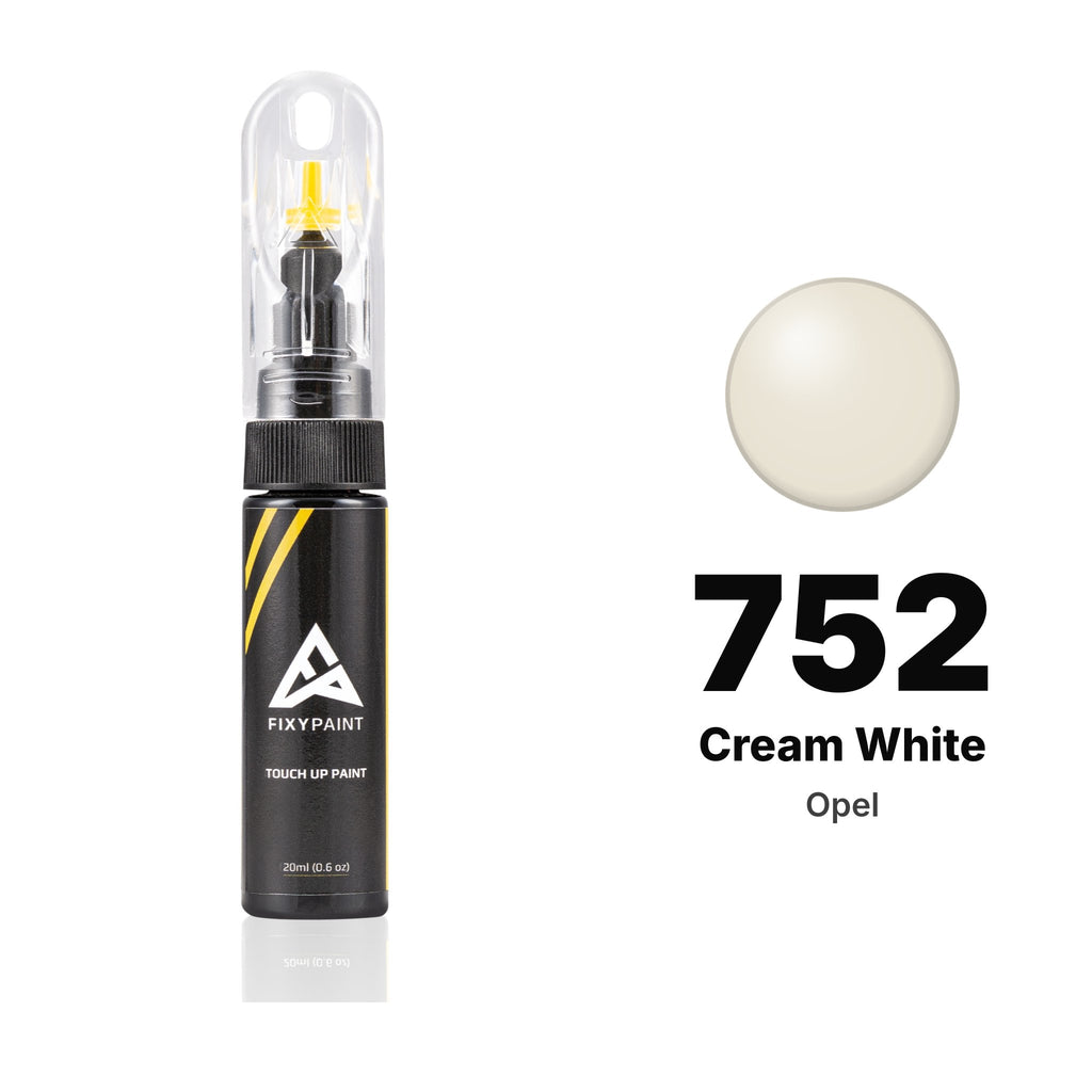 Touch-up paint for Opel 752 Cream White, Basic kit