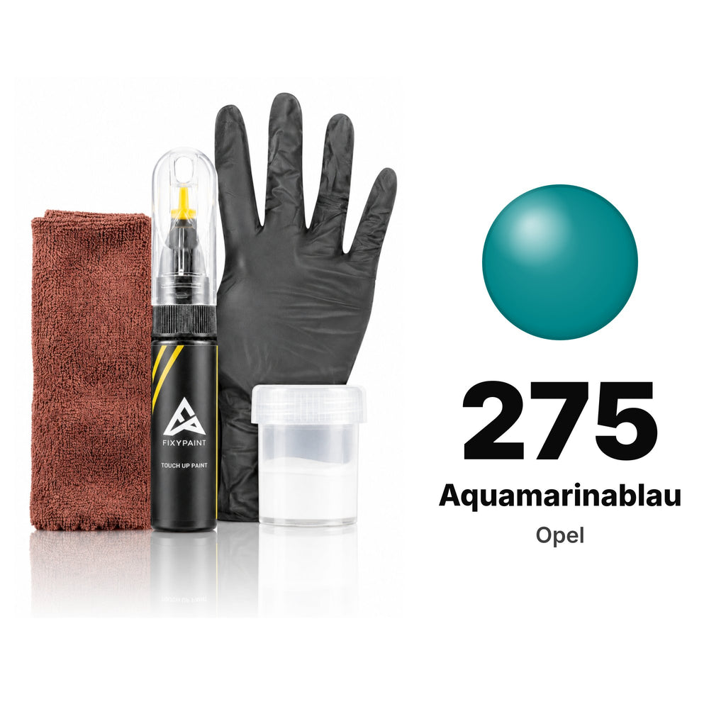 Touch-up paint for Opel 275 Aquamarinablau, Complete kit