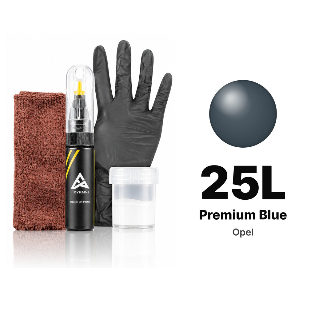 Touch-up paint for Opel 25L Premium Blue, Complete kit