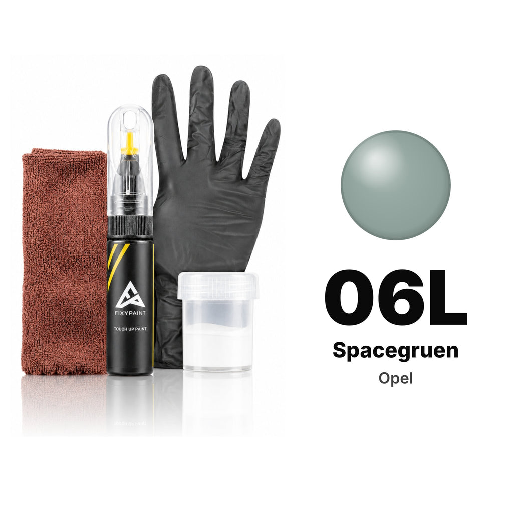Touch-up paint for Opel 06L Spacegruen, Complete kit