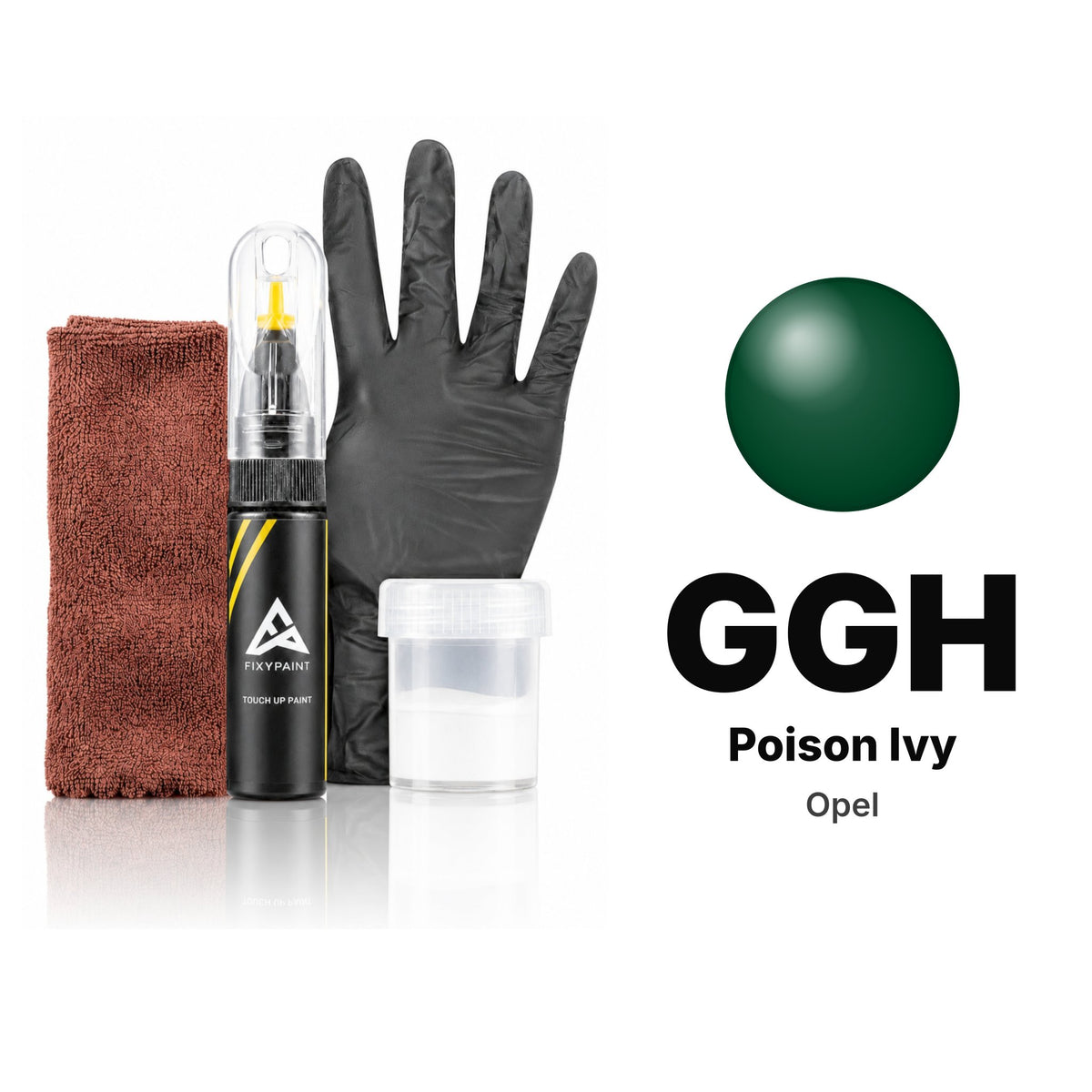 Touch-up paint for Opel GGH Poison Ivy, Complete kit