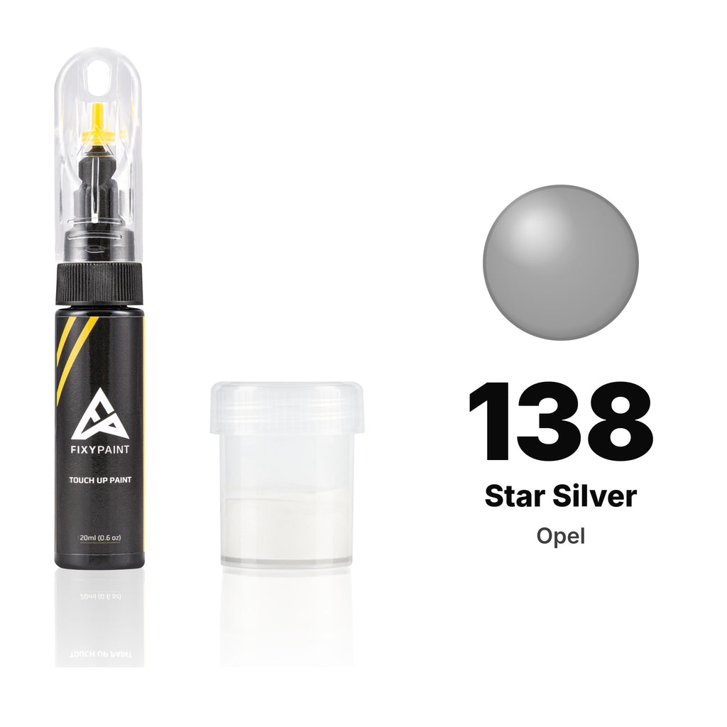 Touch-up paint for Opel 138 Star Silver, Standard kit