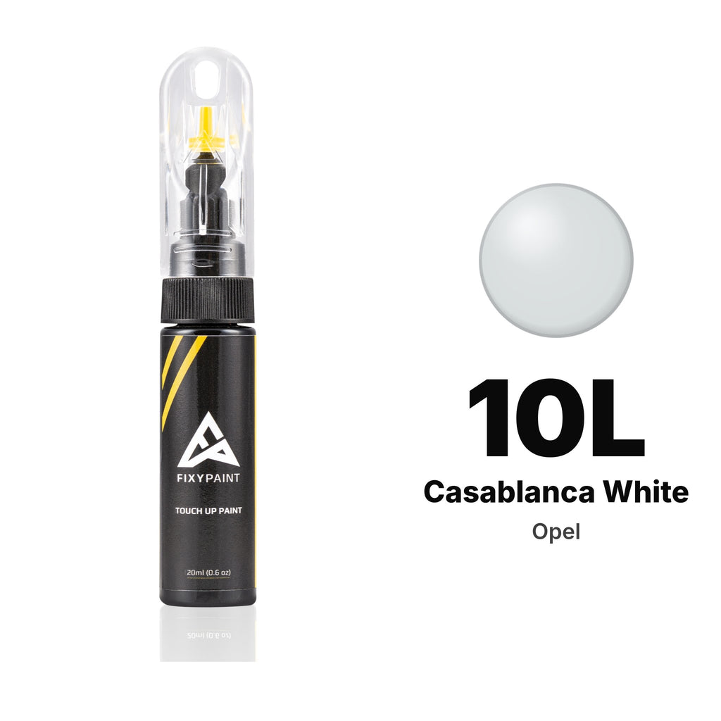 Touch-up paint for Opel 10L Casablanca White, Basic kit