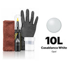 Touch-up paint for Opel 10L Casablanca White, Complete kit