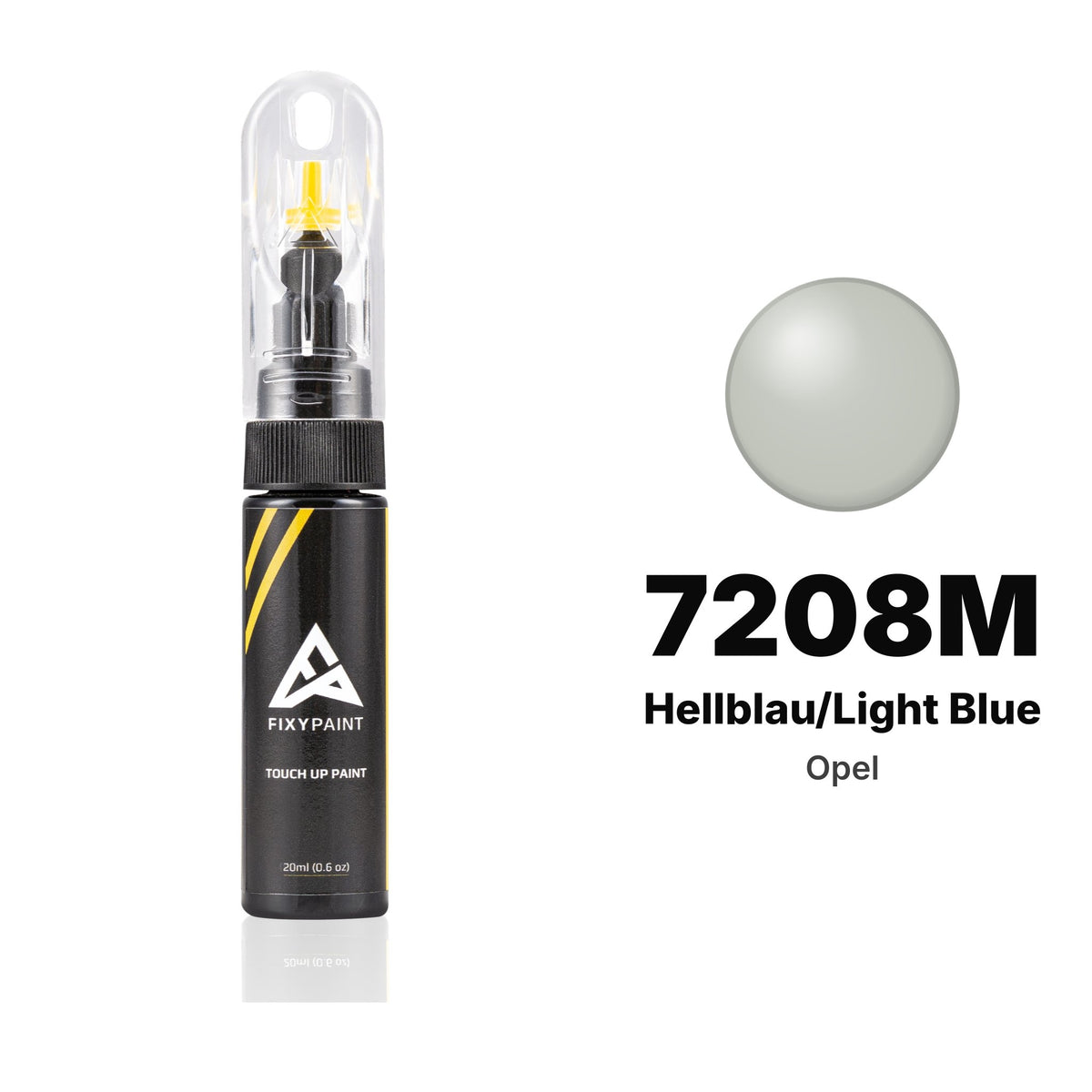 Lackstift für Opel – 7208M Hellblau/Light Blue (alle Modelle, 1976–1988), Set Basis
