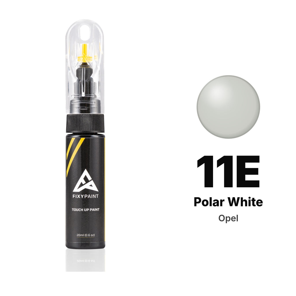 Peinture de retouche pour Opel – 11E Polar White (tous modèles, depuis 1984), kit Basique