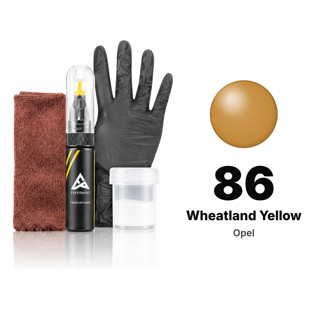 Lackstift für Opel – 86 Wheatland Yellow (alle Modelle, ab 1987), Set Komplett