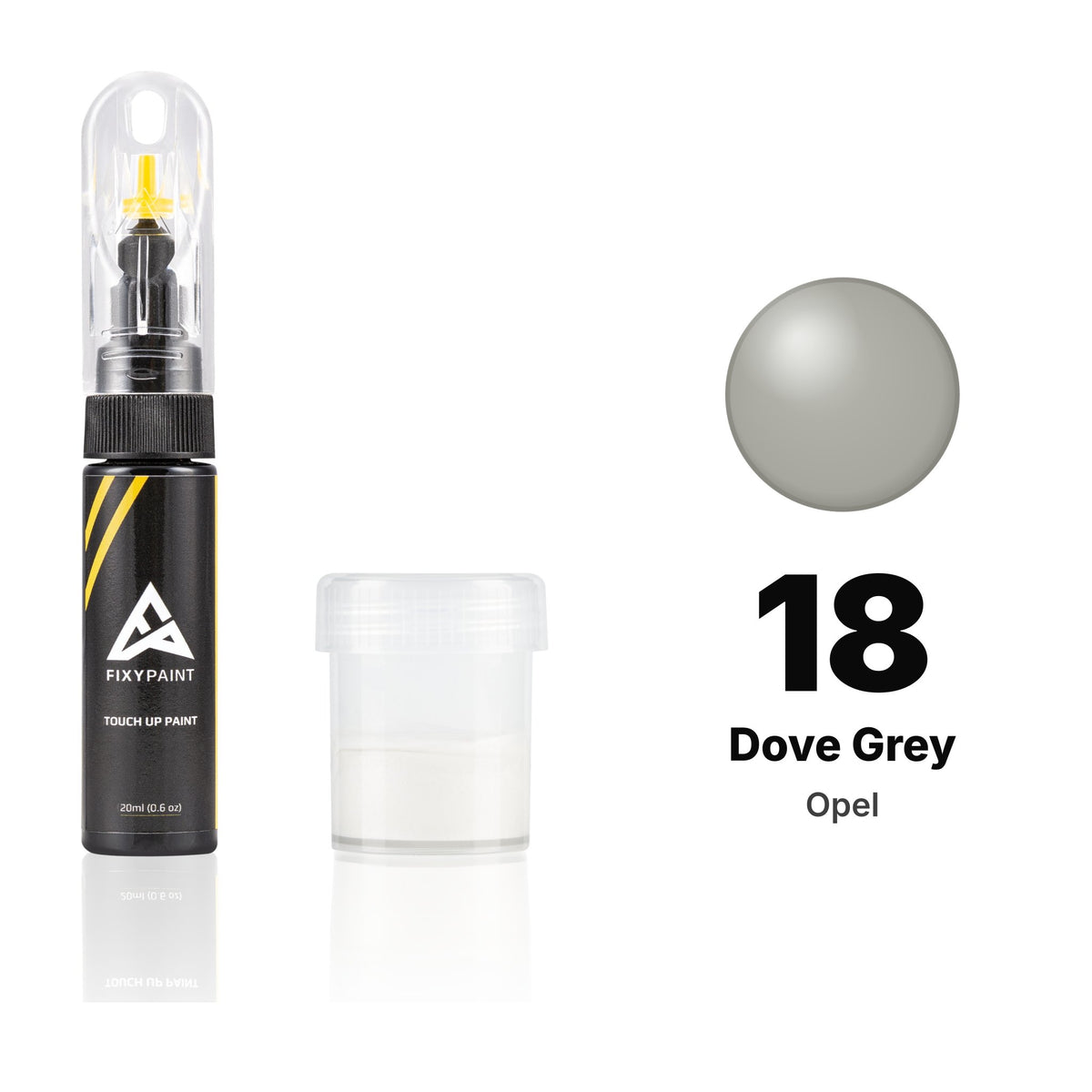 Lackstift für Opel – 18 Dove Grey (alle Modelle, ab 1993), Set Standard