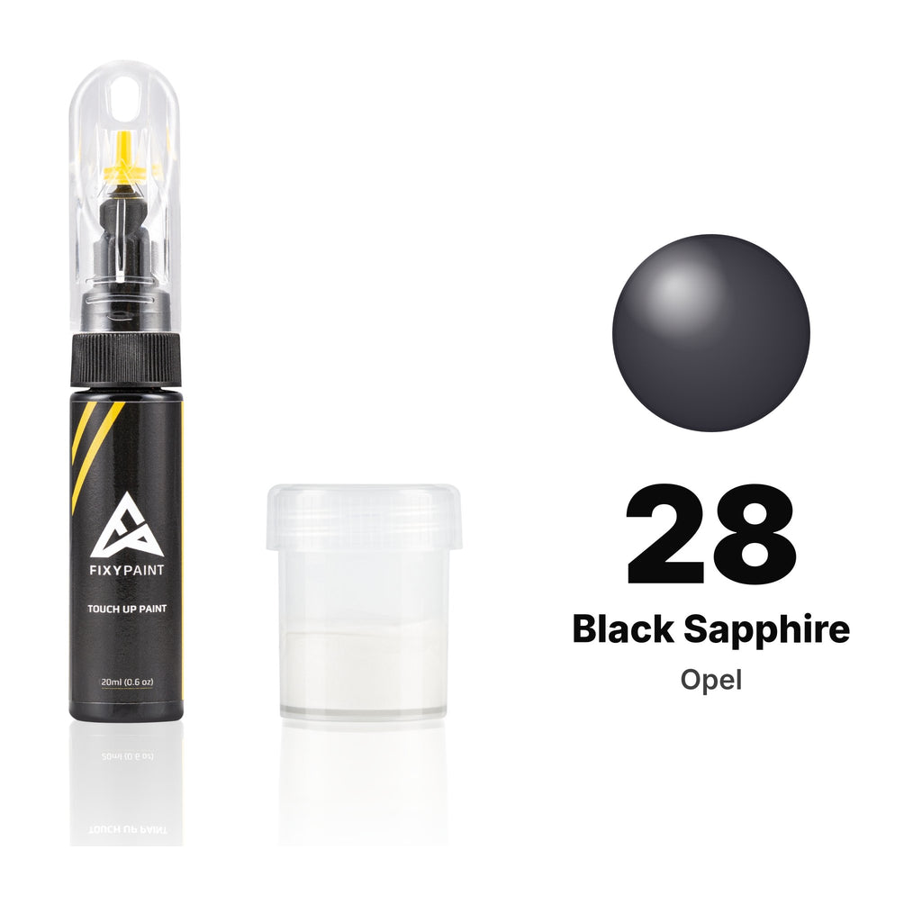 Lackstift für Opel – 28 Black Sapphire (alle Modelle, ab 1993), Set Standard