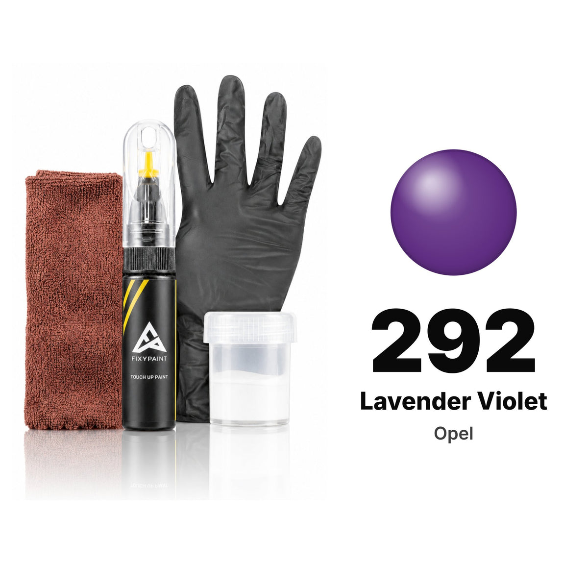 Touch-up paint for Opel 292 Lavender Violet, Complete kit