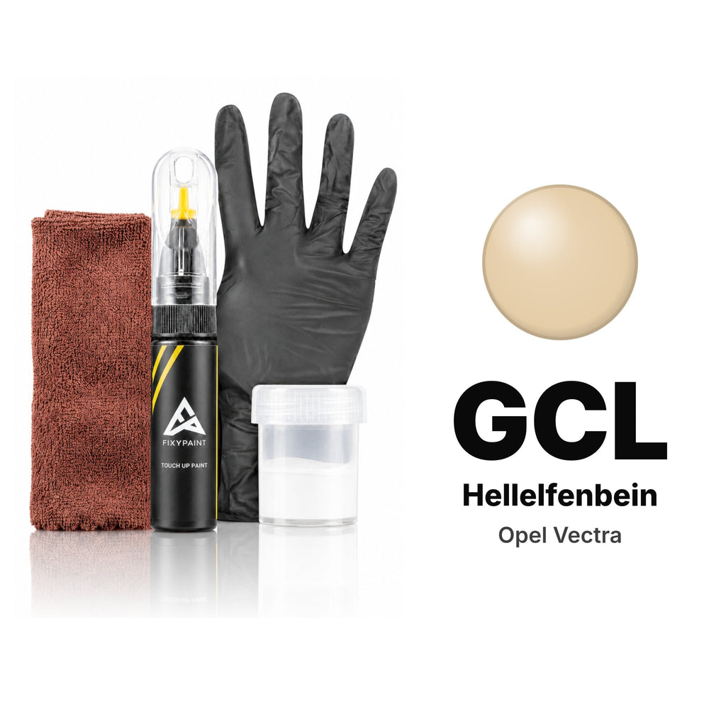 Touch-up paint for Opel Vectra GCL Hellelfenbein, Complete kit