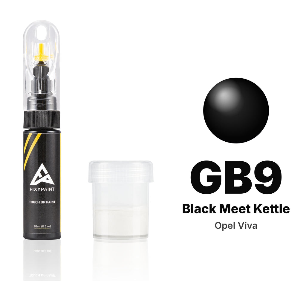 Touch-up paint for Opel Viva GB9 Black Meet Kettle, Standard kit