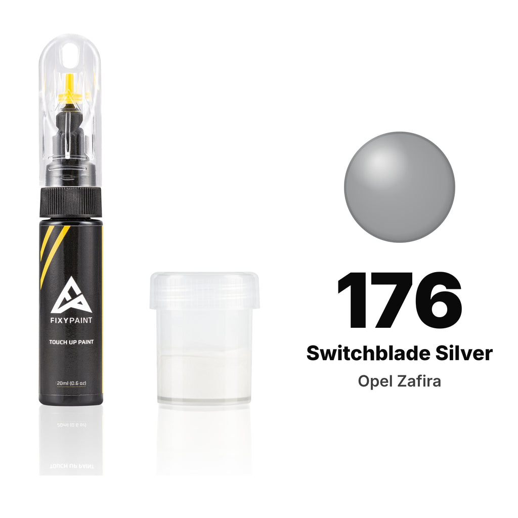 Touch-up paint for Opel Zafira 176 Switchblade Silver, Standard kit