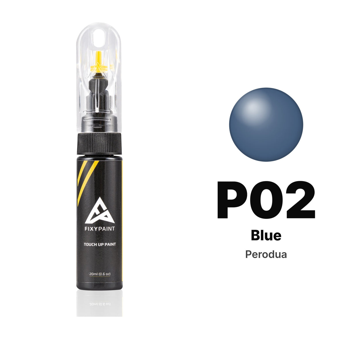 Perodua P02 Blue touch-up paint, Basic kit