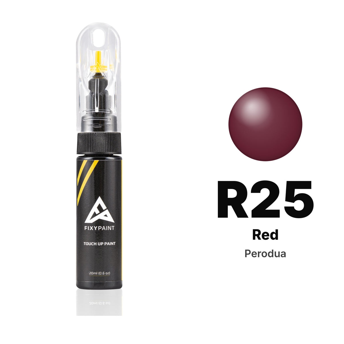 Perodua R25 Red touch-up paint, Basic kit